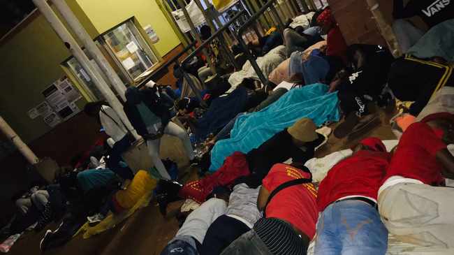 Unvaccinated DUT students spend another night squatting at campus gates
