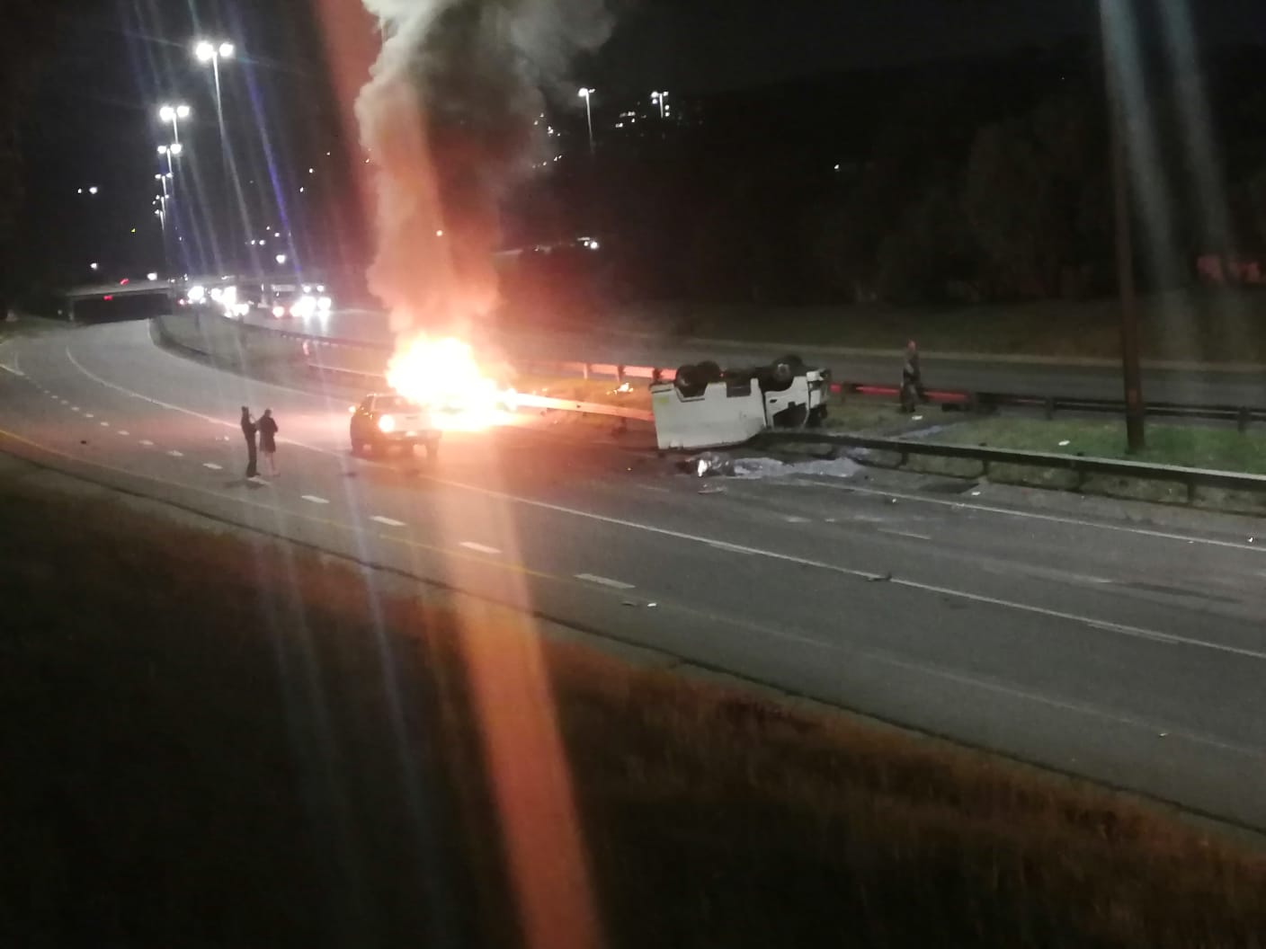 2 wounded in dramatic CIT robbery on N4 in Pretoria
