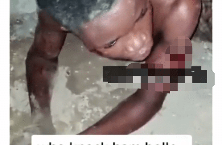 Man who Impregnated a friend's wife forced to demonstrate how they had s.e.x - VIDEO1