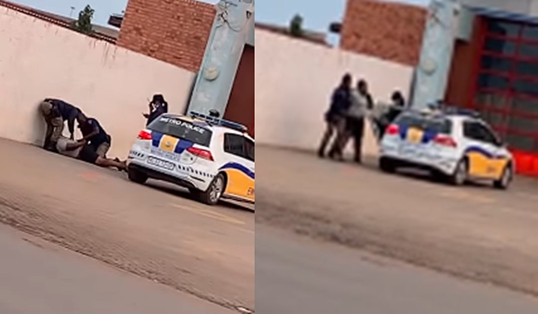 EMPD officers caught on camera seriously beating up a civilian