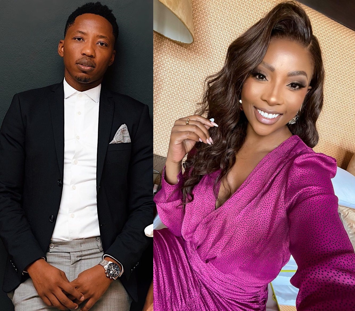 Pearl Modiadie & Andile Ncube