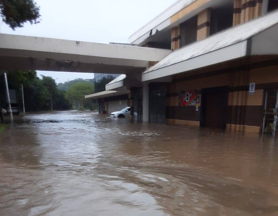 flooding and collapsed roads