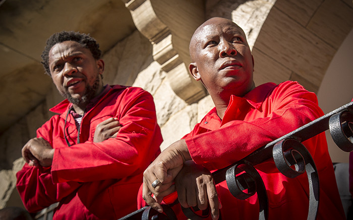 Julius Malema and Mbuyiseni Ndlozi