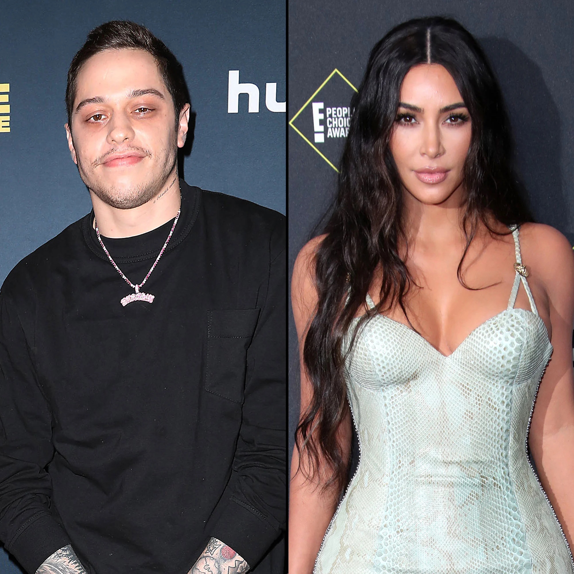 Kim Kardashian and Pete Davidson