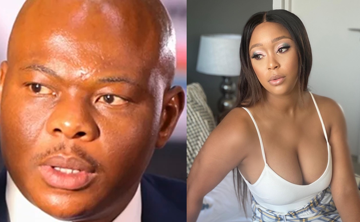 Minnie Dlamini and Edwin Sodi