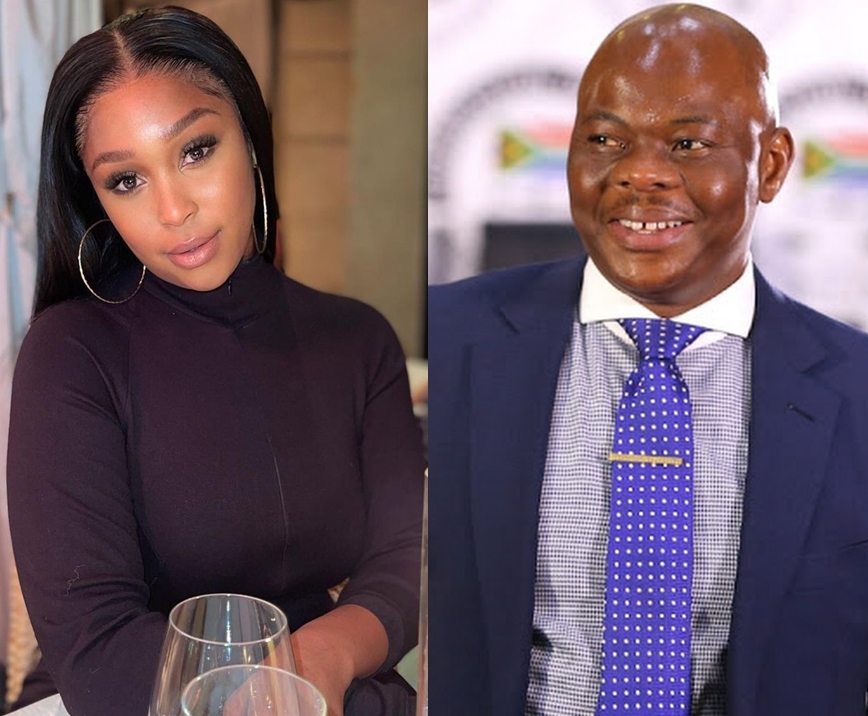 Minnie Dlamini and Edwin Sodi