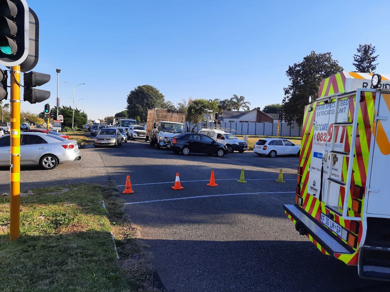Mother and son injured in collision