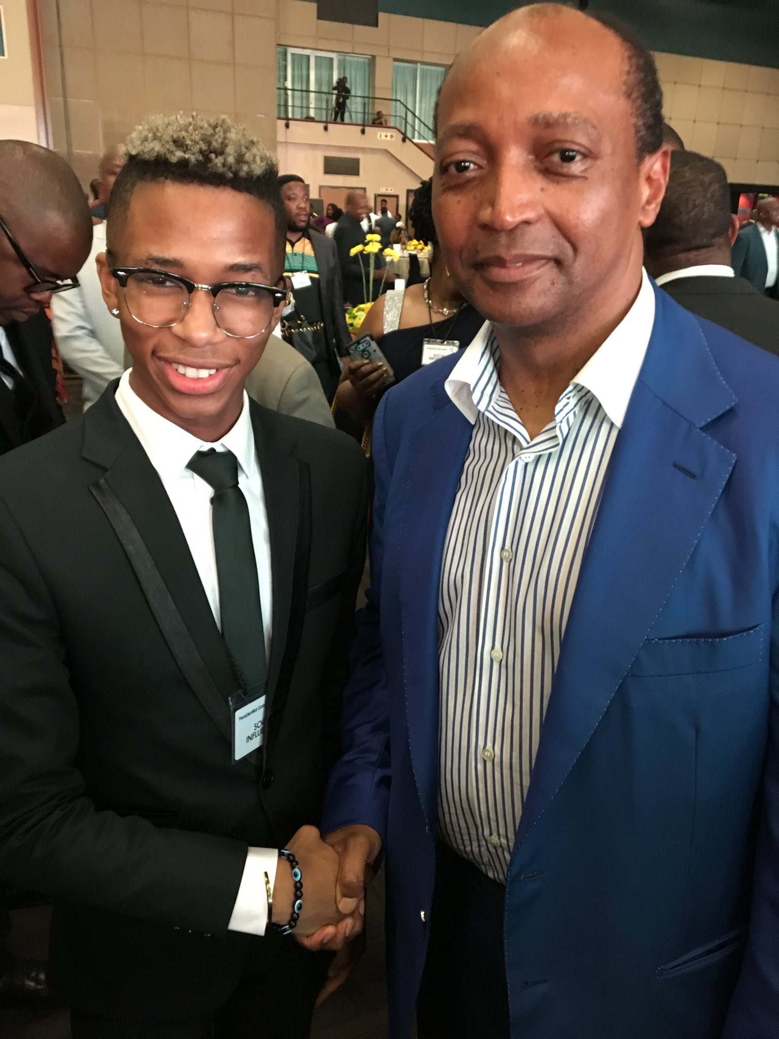 Patrice Motsepe and Lasizwe
