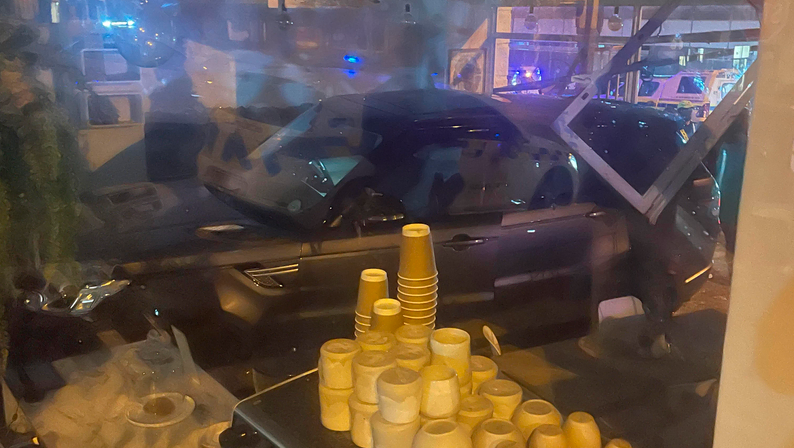 Suspected drunk driver crashes into Cape coffee shop