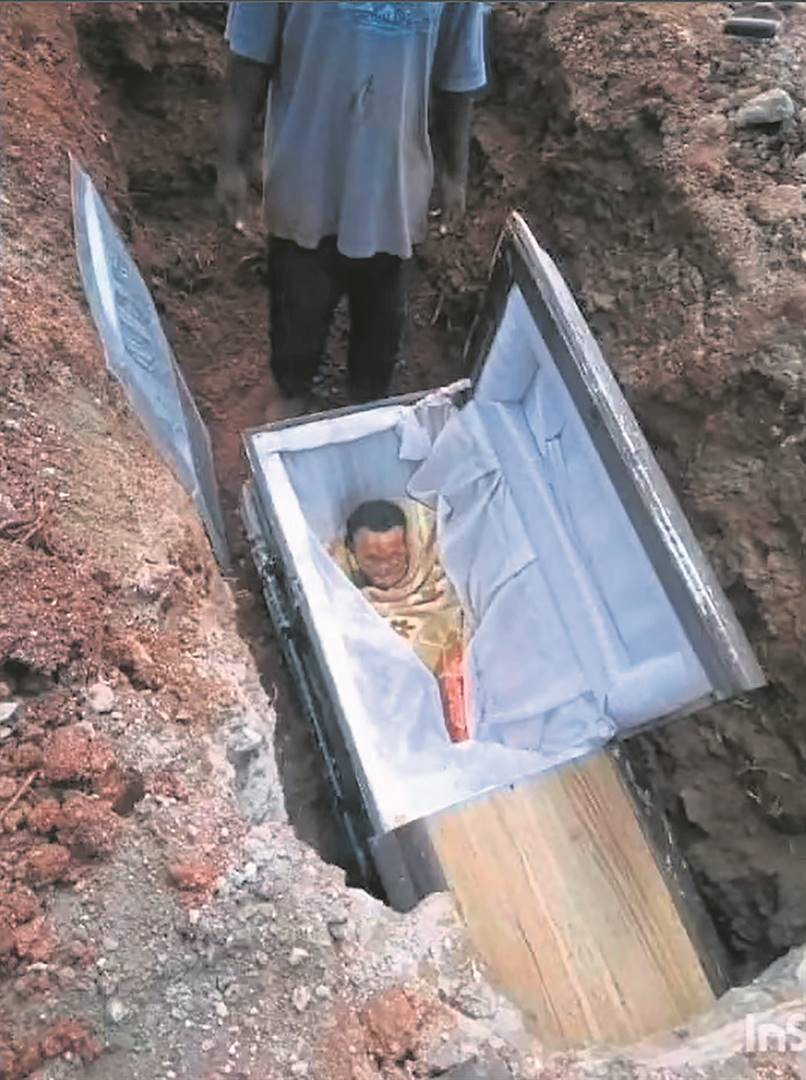 What this family found in their Son's grave