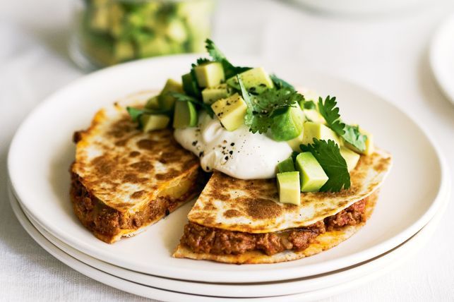 Chilli beef quesadillas recipe