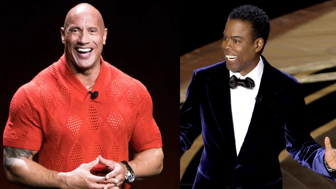 Chris Rock and Dwayne 'The Rock' Johnson