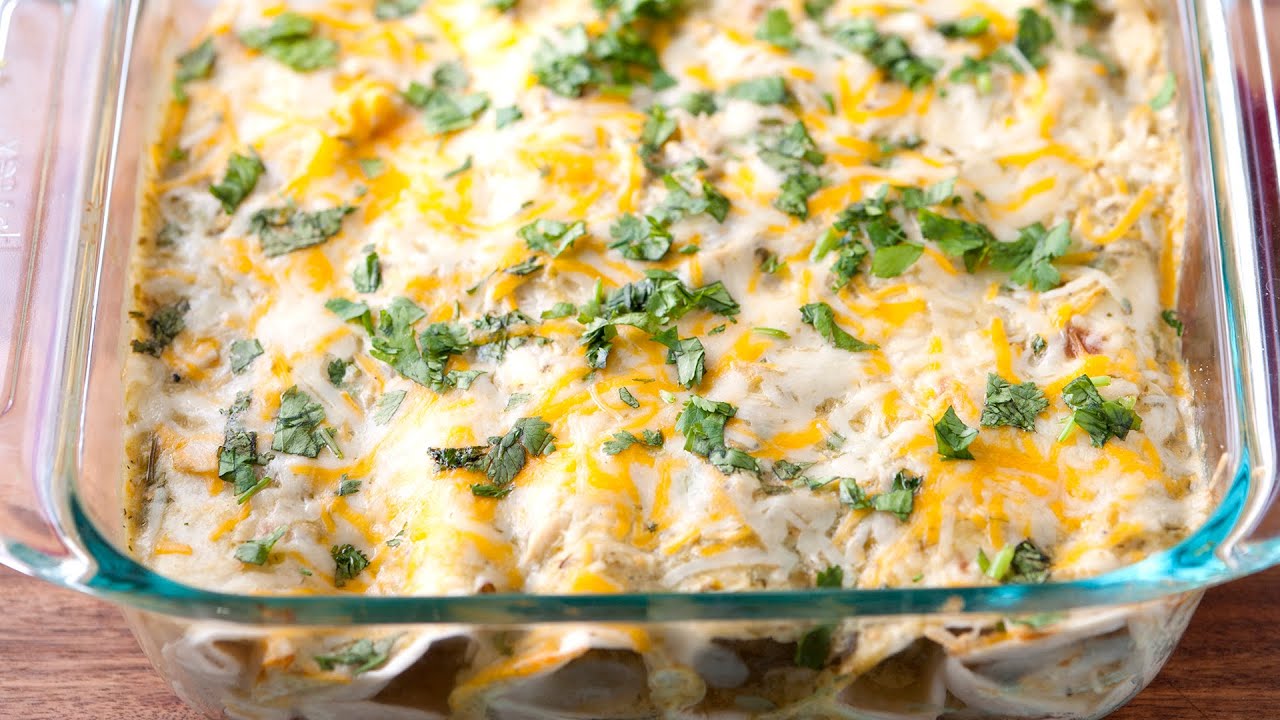 Green Chicken Enchilada recipe