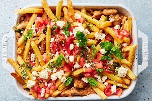 Chicken and chip yiros pie recipe