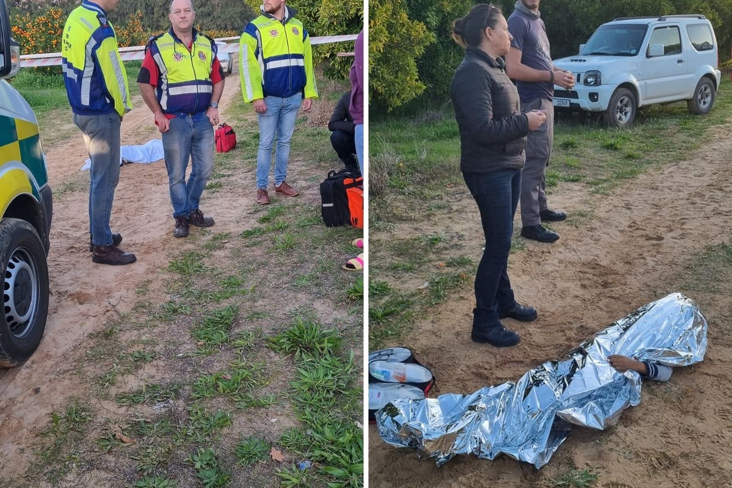 Head of a 9-year-old crushed by trailer tire in an accident