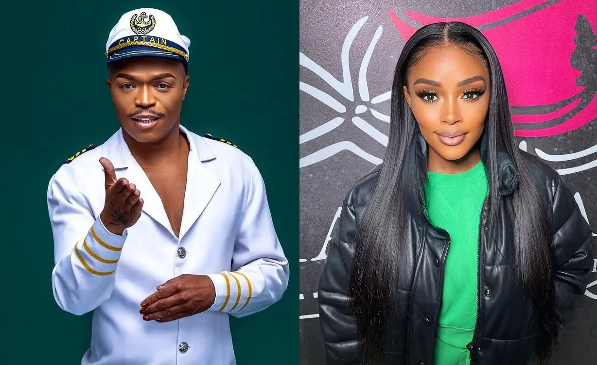 Somizi Mhlongo and Thembi Seete