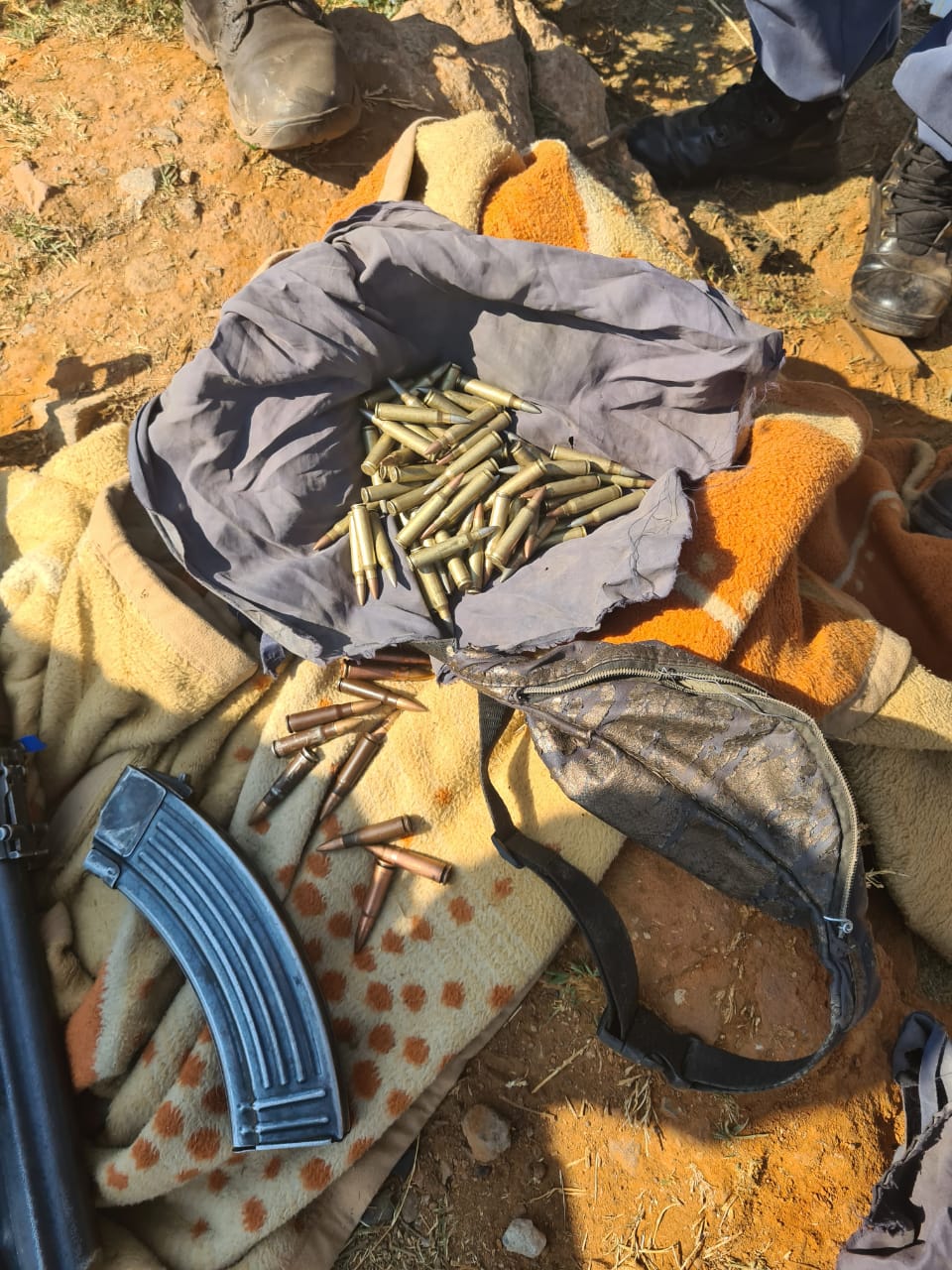 Firearm & ammunition seized as more illegal miners arrested