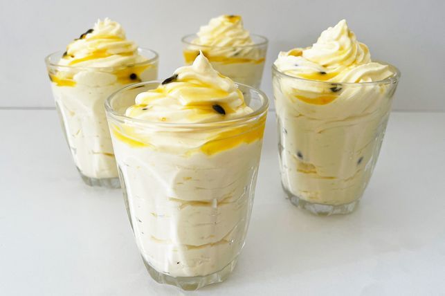 3-ingredient passionfruit whip recipe