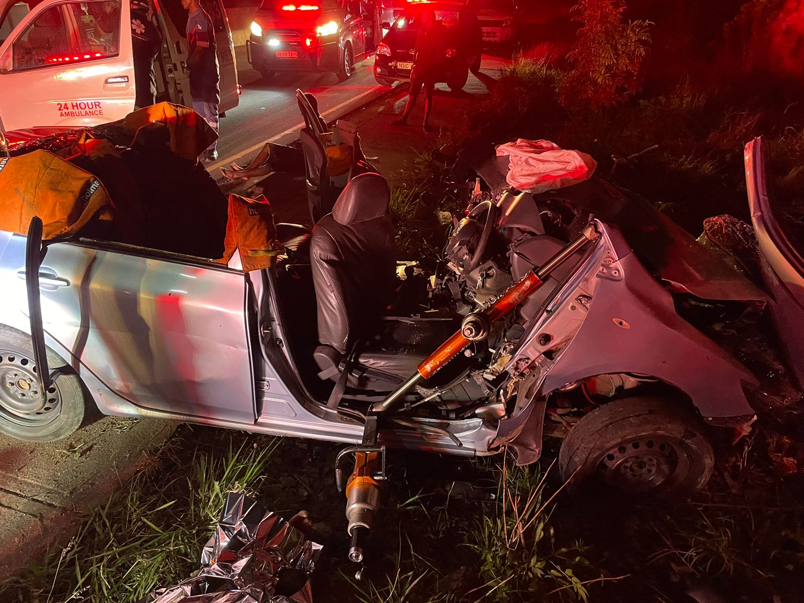 head-on collision