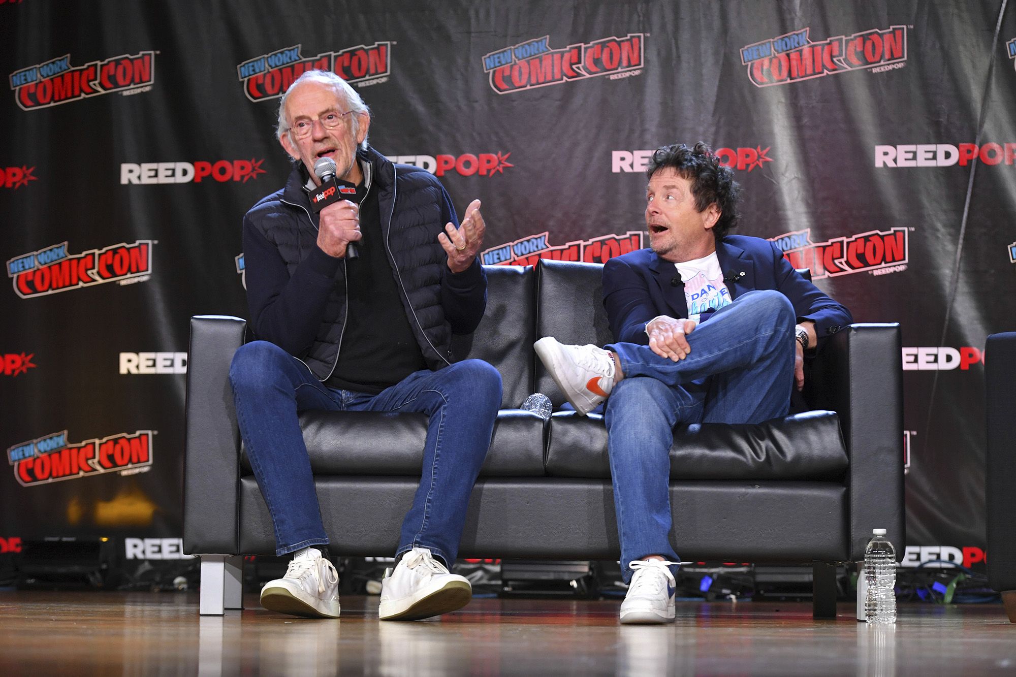 Michael J Fox and Christopher Lloyd