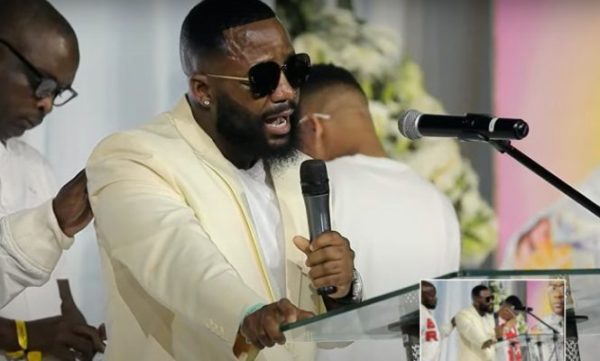 Cassper Nyovest performing at DJ Sumbody’s funeral