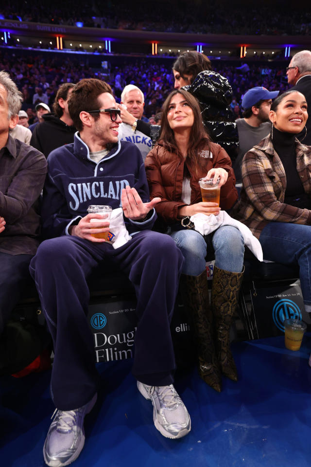 Pete Davidson and Emily Ratajkowski
