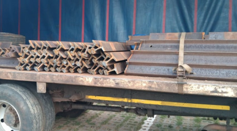 Police recover stolen railway tracks worth R1 million hidden in a truck