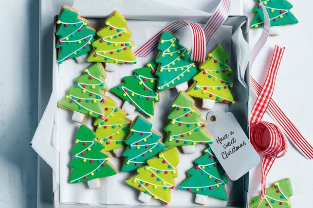 Shortbread Christmas trees recipe