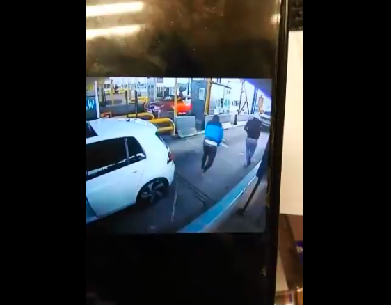 Hijacking at toll gate