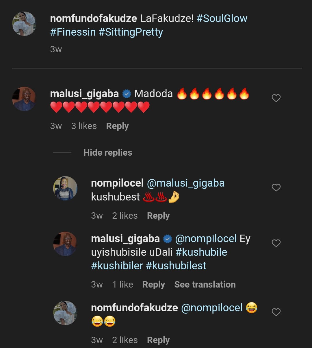 Malusi compliments his fiancée