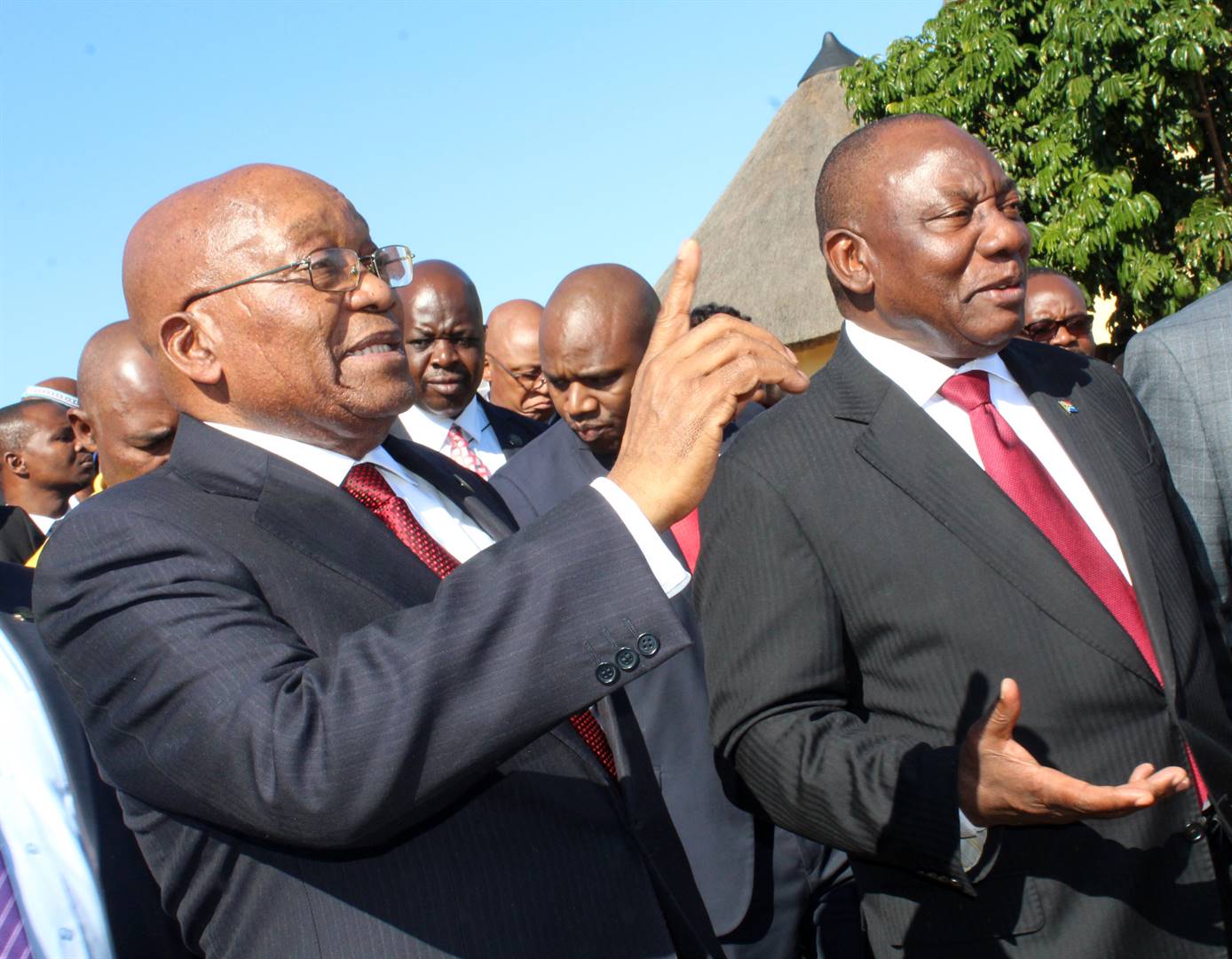 Ramaphosa and Zuma