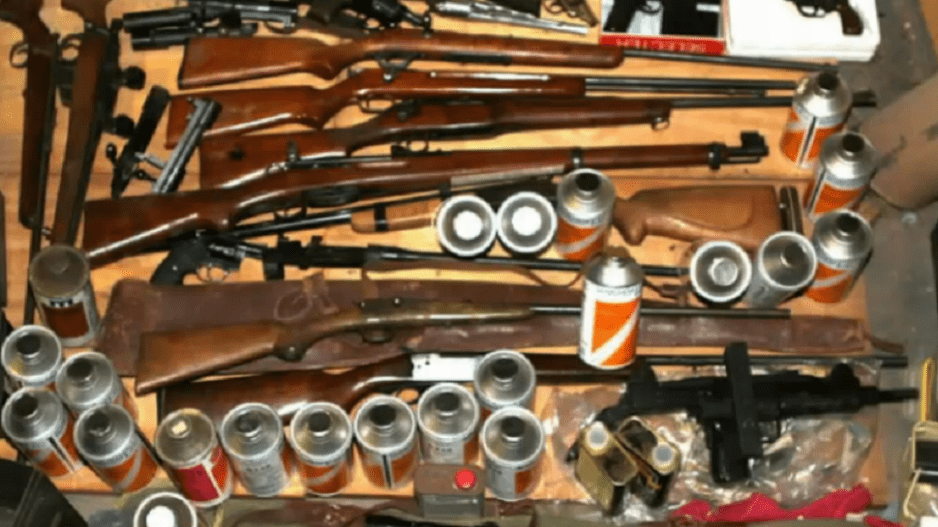 Arms cache discovered in Malmesbury