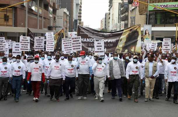 Cops gear up for IPHC thousands in Pretoria CBD as succession court case resumes