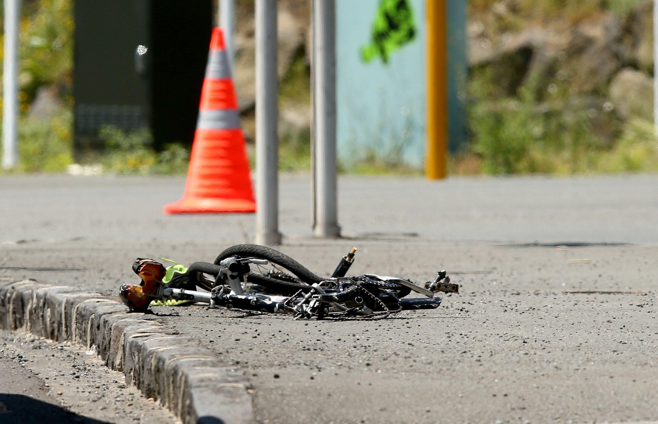 Cyclist struck by car