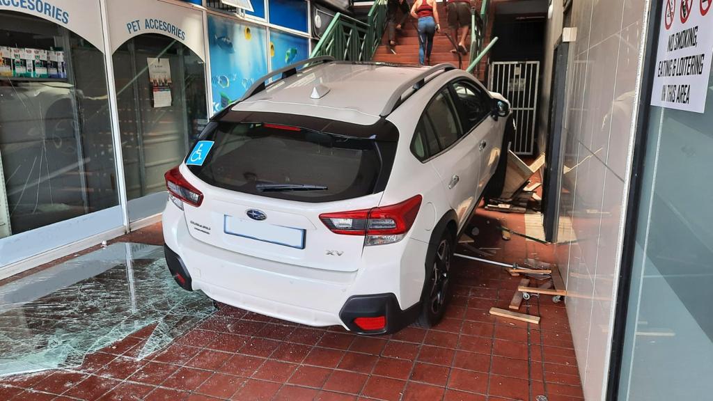 Elderly couple crash