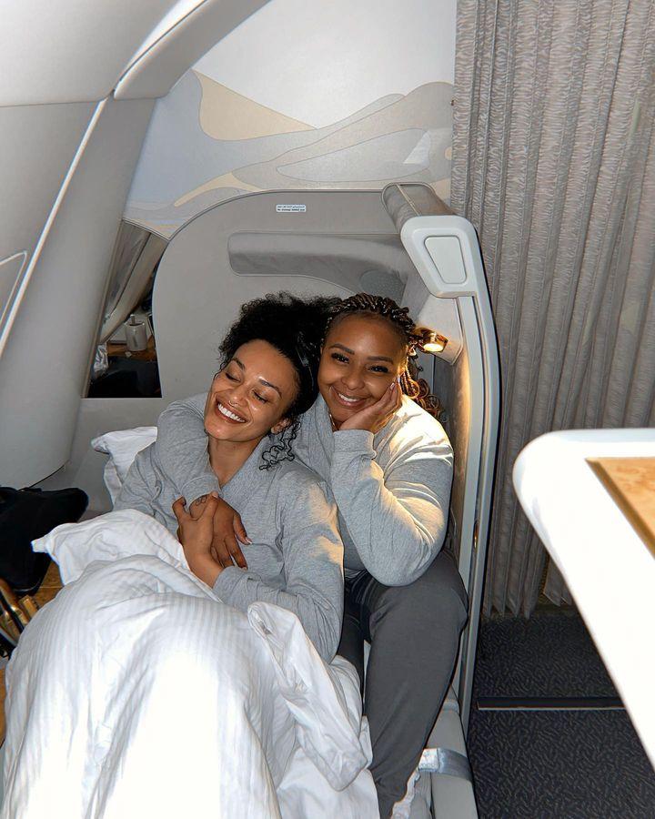 Pearl Thusi and Boity