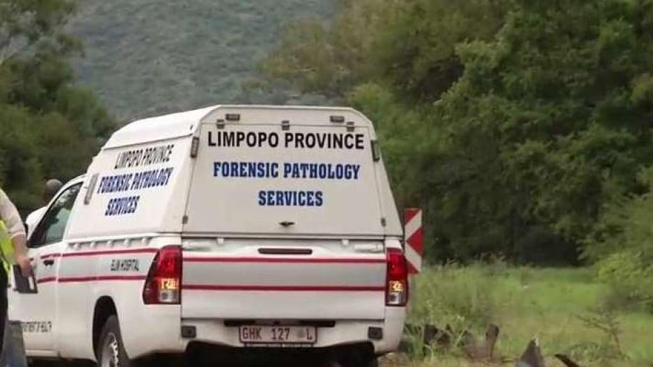 Forensic pathologists on the scene of the fatal bus crash in Limpopo