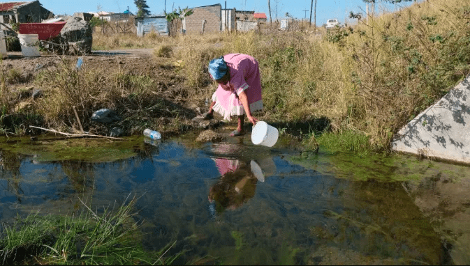 Residents from a village in Centane, in the Eastern Cape