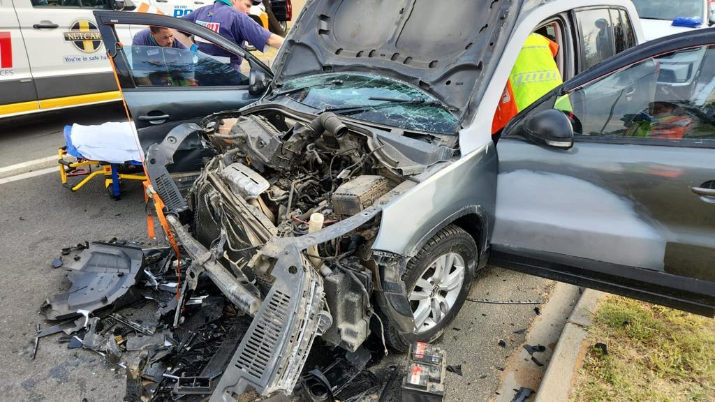 Two children, four adults injured in head-on collision