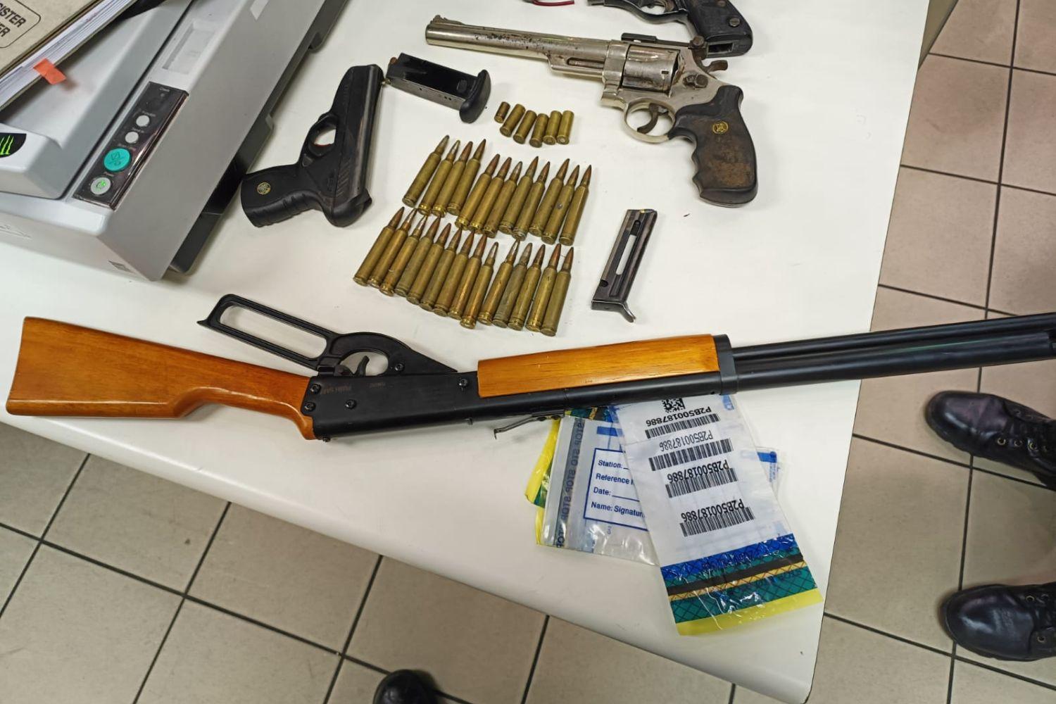 Police seize multiple firearms in separate incidents in Western Cape, Mpumalanga