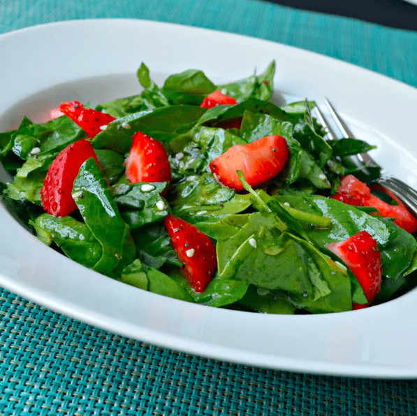 Spinach and Strawberry Salad recipe