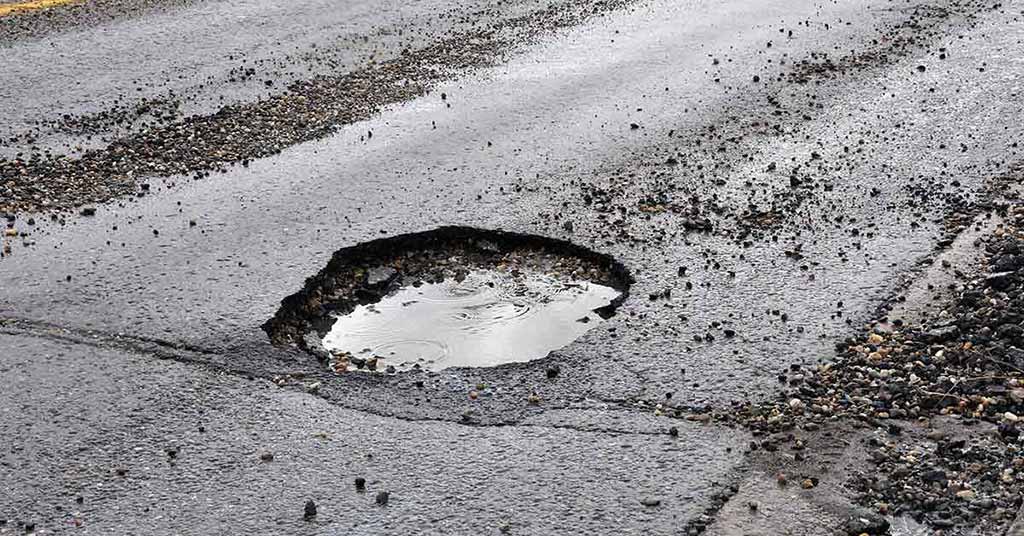 potholes in Johannesburg