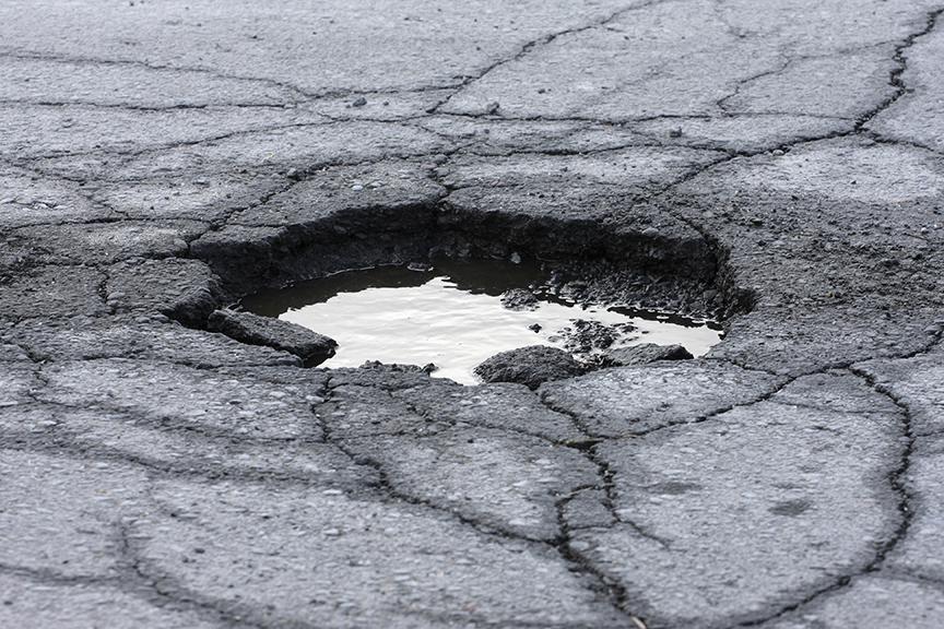 potholes in Johannesburg