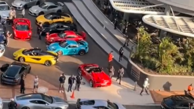 2 Porsches damaged as speeding SUV crashes at Oceans Mall car show