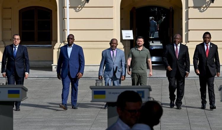 African leaders head to Russia for peace talks