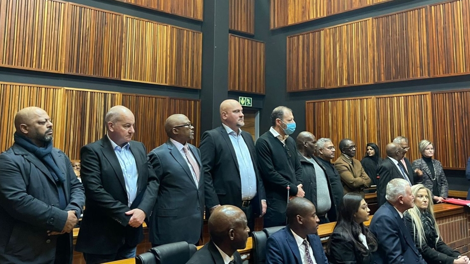 Brian Molefe, Siyabonga Gama and Anoj Singh