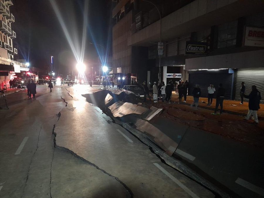 Bree Street explosion in the CBD
