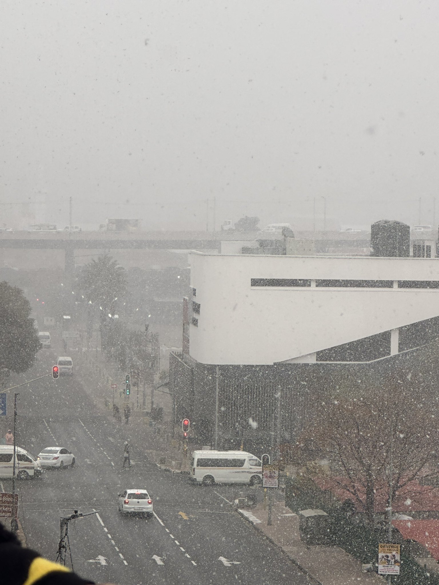 Joburg snowfall