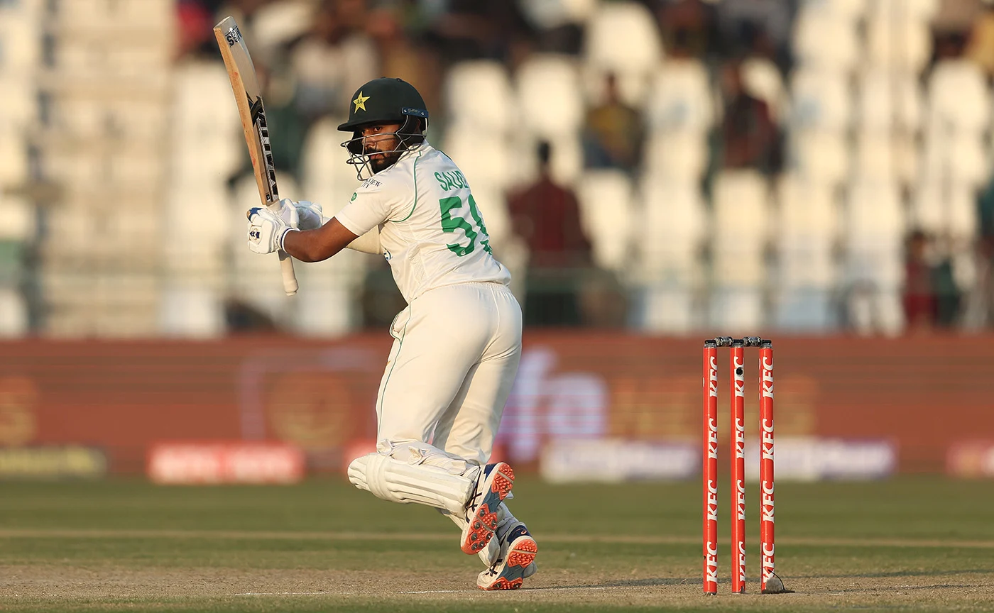 Pakistan batsman Saud Shakeel