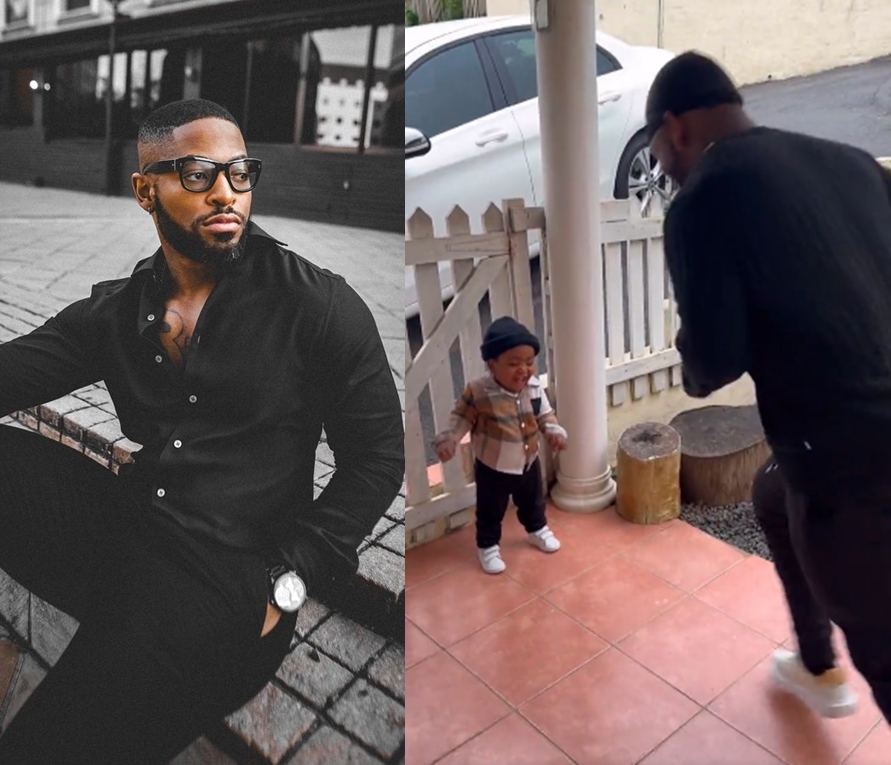 Sweet father-son moment: Clip of Prince Kaybee playing with his son impresses Mzansi